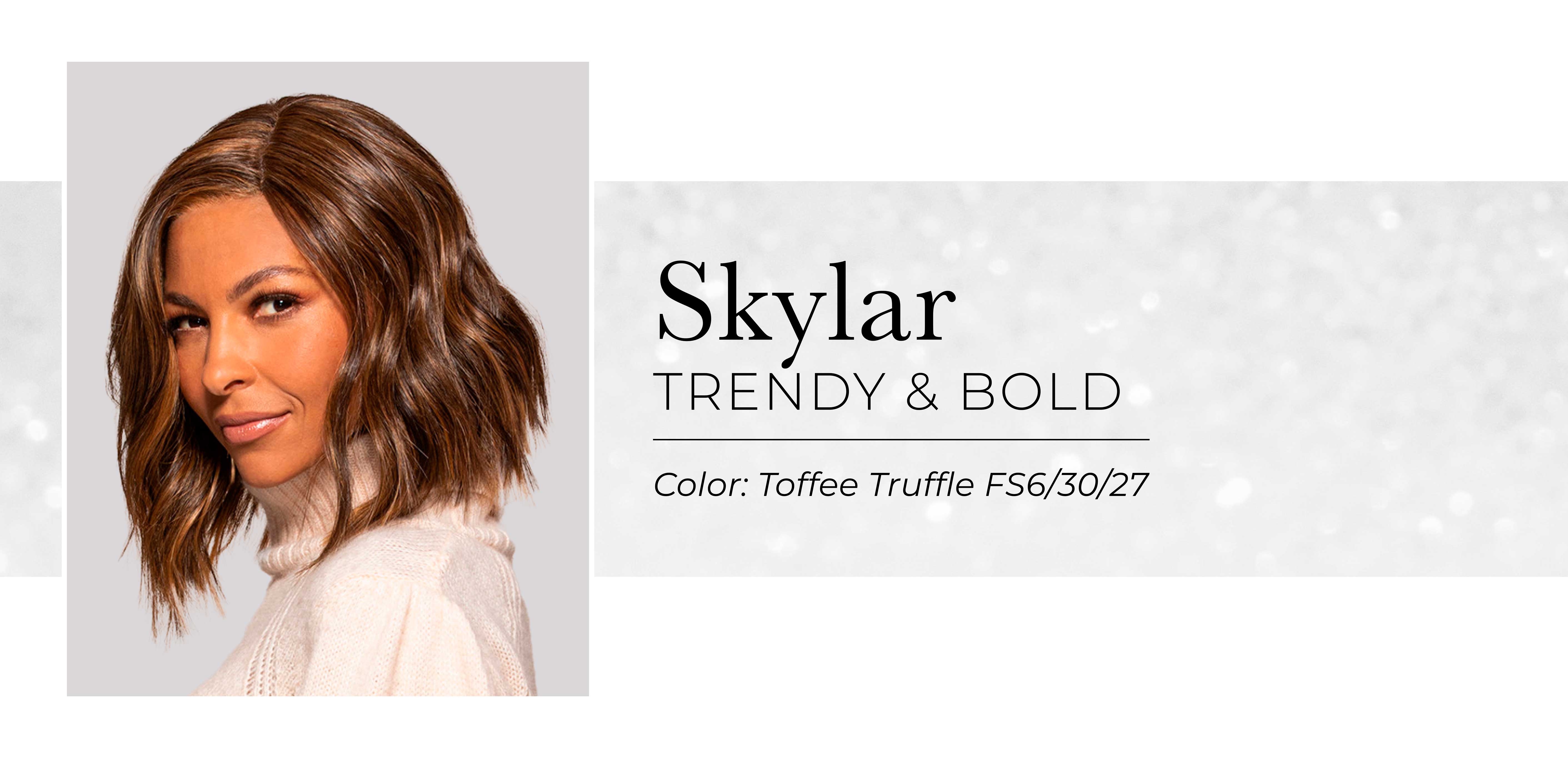 Skylar: Trendy & bold heat resistant synthetic wig