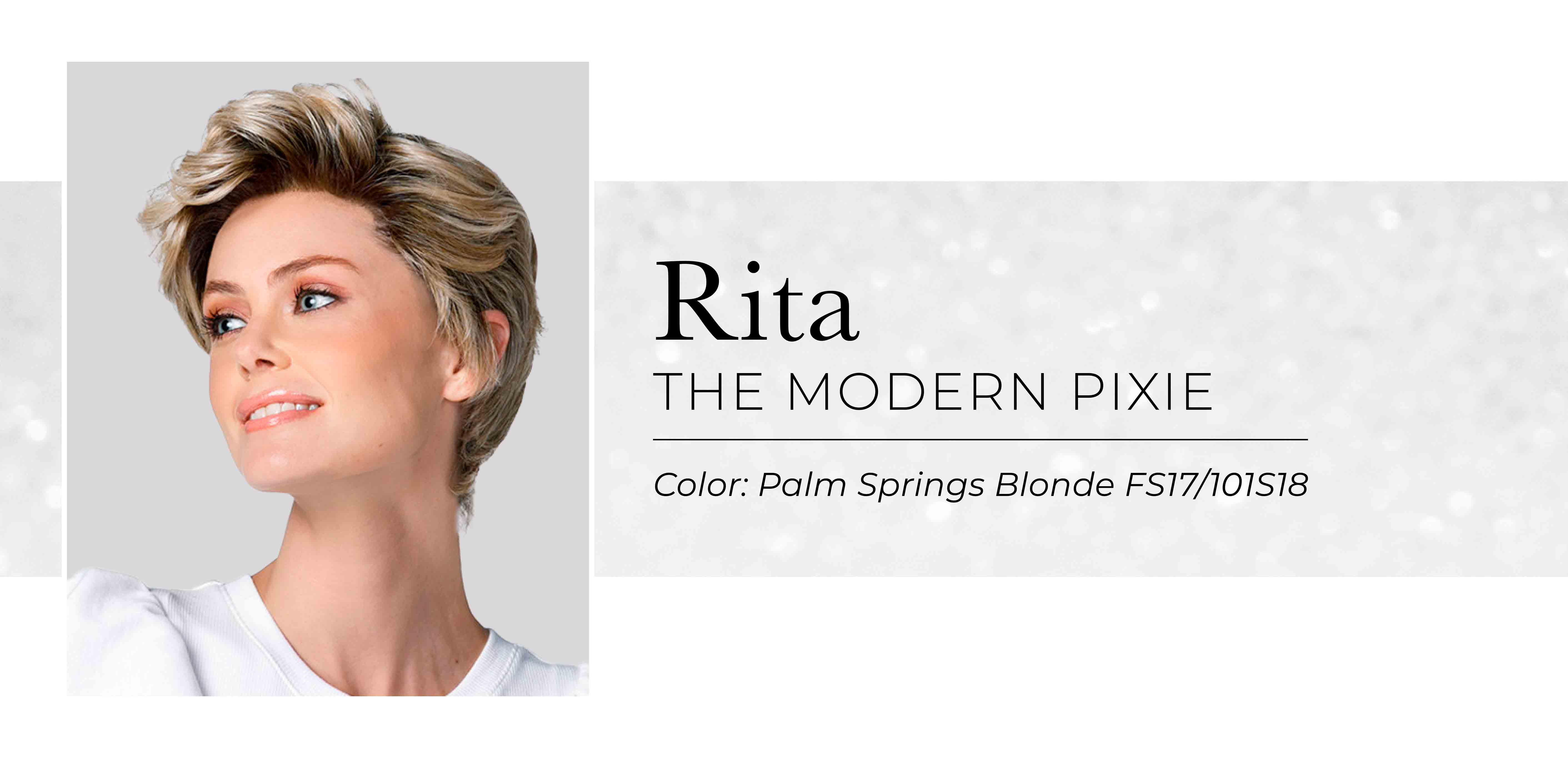 Rita: The modern pixie heat resistant wig