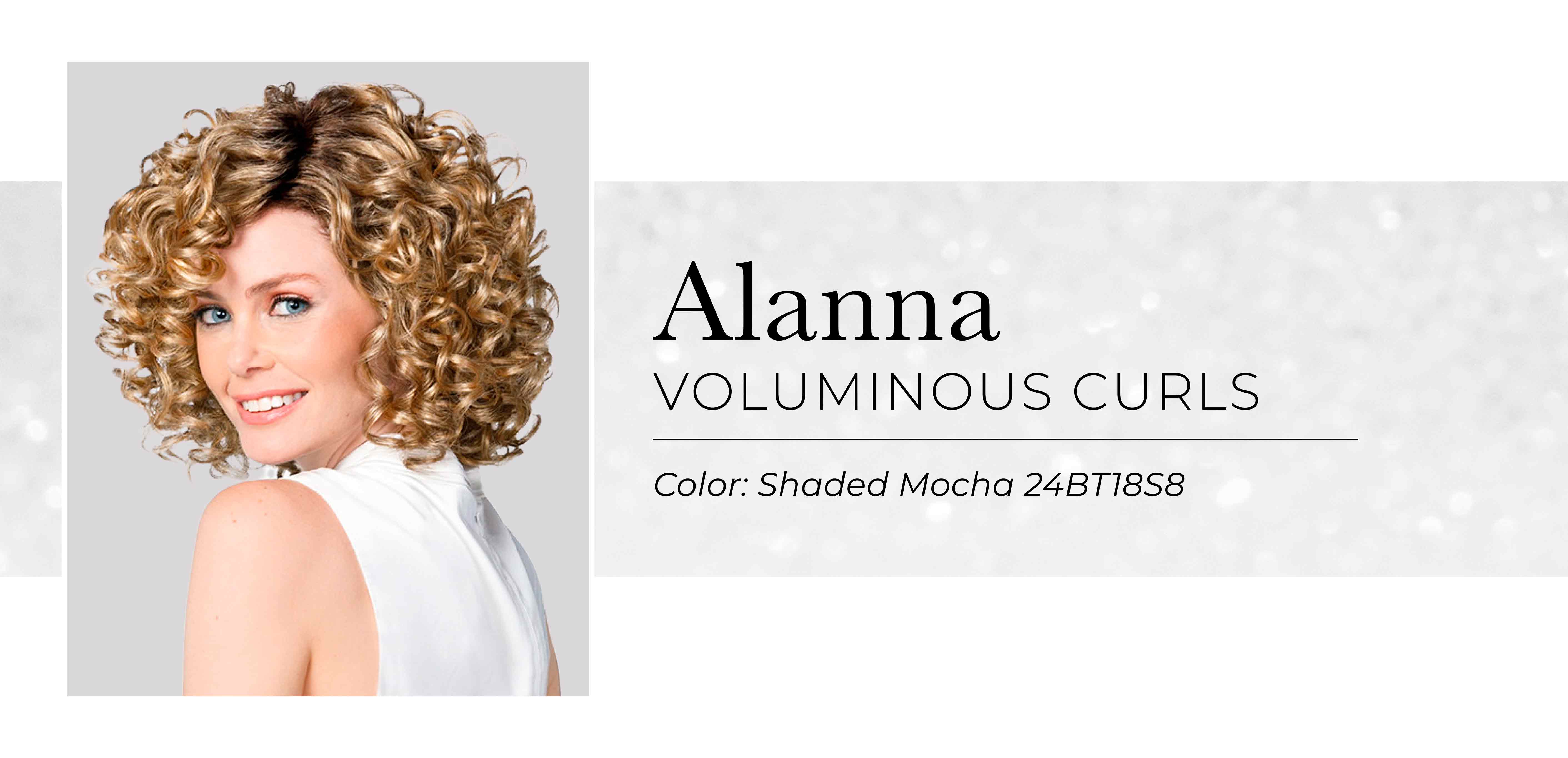 Alanna: Voluminous curls synthetic wig