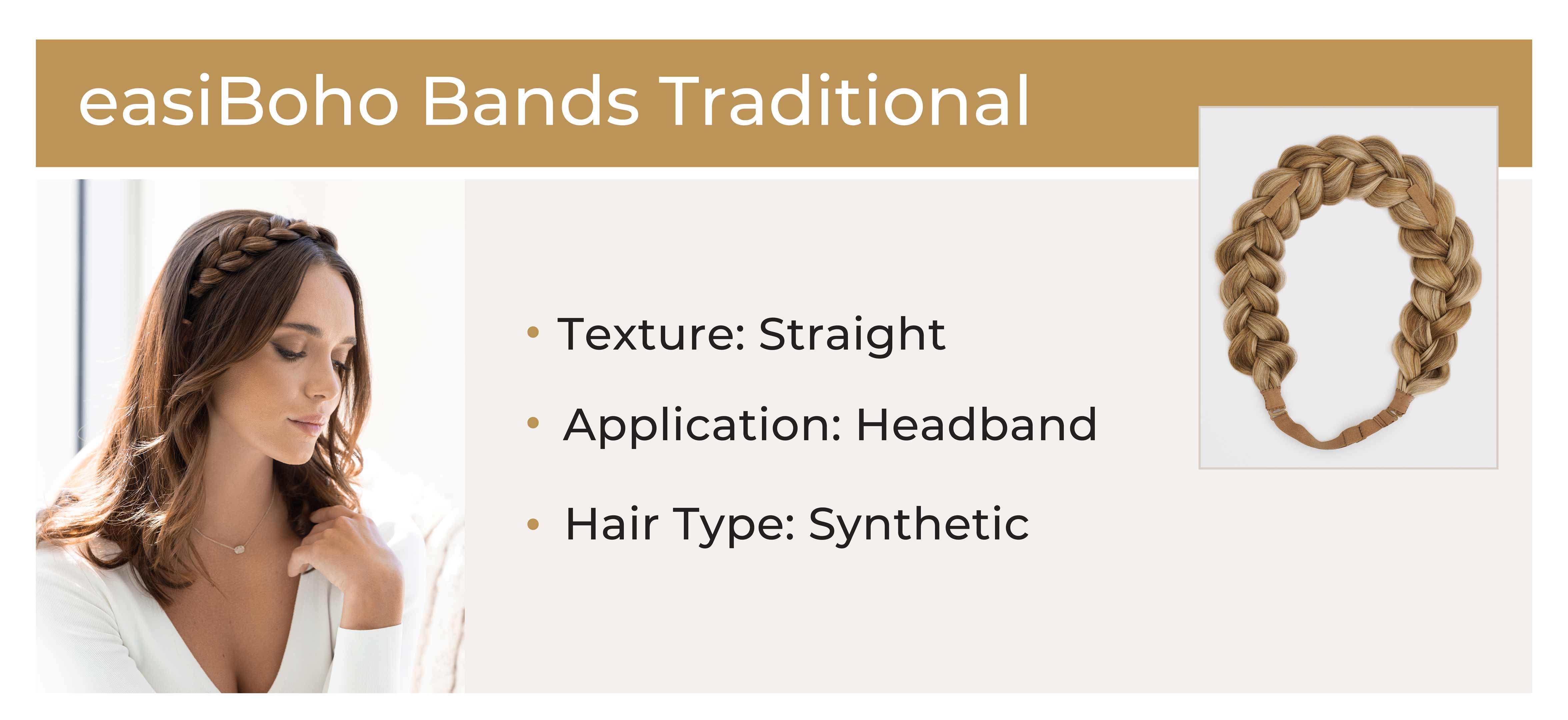 easiBoho Bands Traditional Braided Headband