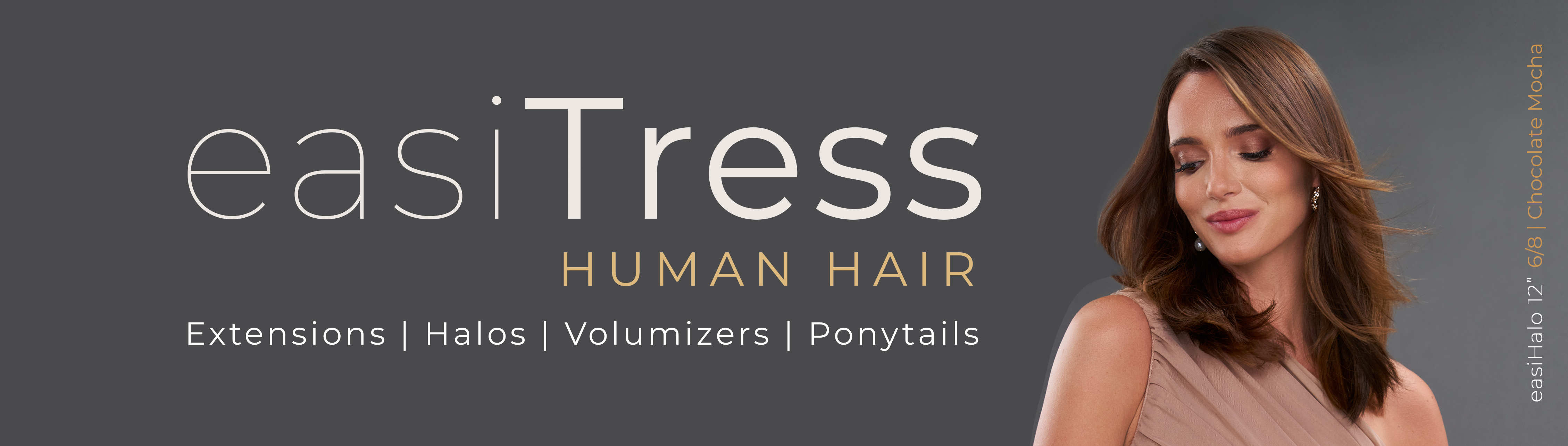 easiTress Human Hair - Extensions | Halos | Volumizers | Ponytails