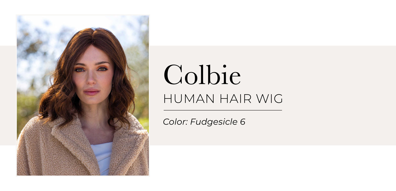 Colbie human hair wig
